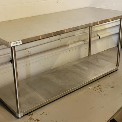 Stainless Steel Worktable #5 with Bottom Shelf
