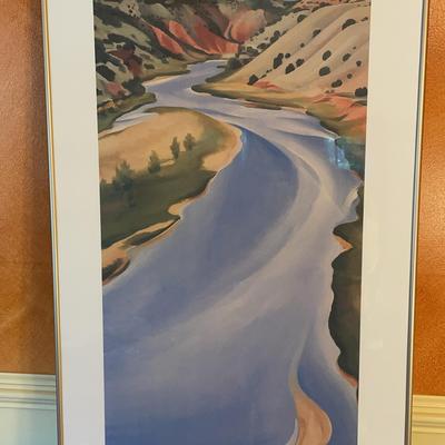Georgia O'Keeffe Museum of Fine Arts Framed Poster