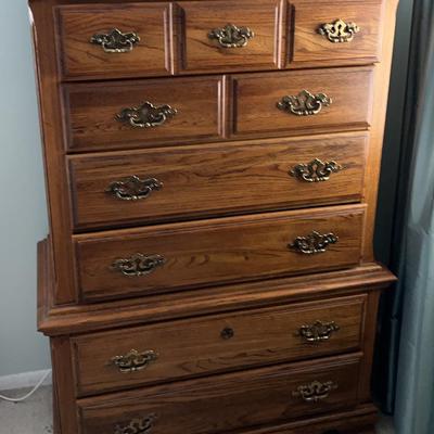 Broyhill Wooden Chest on Chest