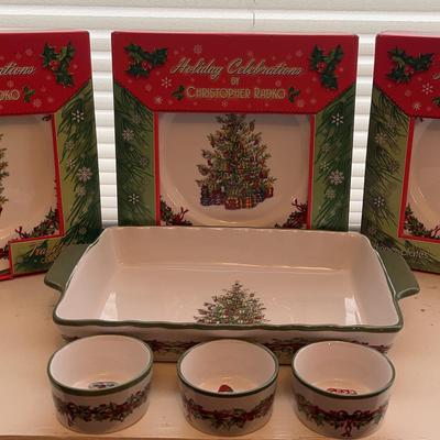 Christopher Racko Holiday Celebrations Dinner Plates & More
