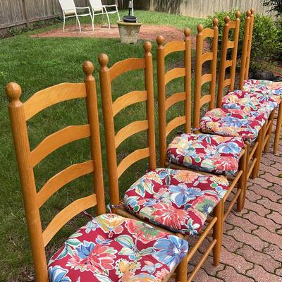 Ladder Back Chairs With Cushions