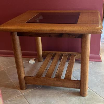 Side Tables With Glass Insert