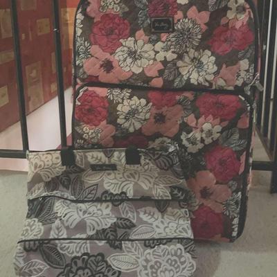 Vera Bradley Floral-Themed Suitcase & Travel Bag