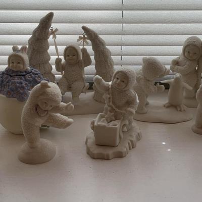Assortment of Collectible Snowbabies