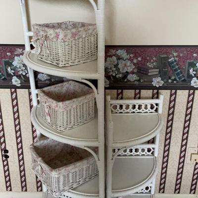 White Wicker Storage Solutions