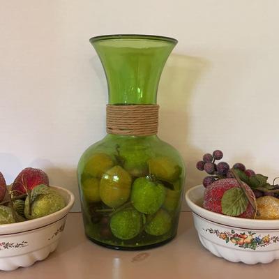 Sugared Fruits Decor and Containers
