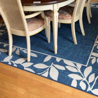 Veranda Living Large Blue & White Area Rug