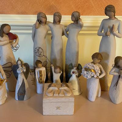 Assortment of Willow Tree Angels & More