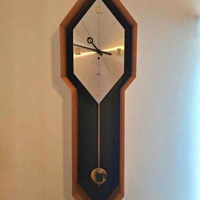 Mid Century Modern Howard Miller Clock