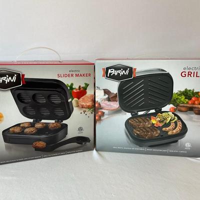 Parini New Electric Grill + Slider Maker