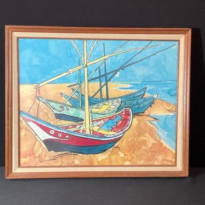 Fishing Boats On The Beach At Saintes Maries De La Mer