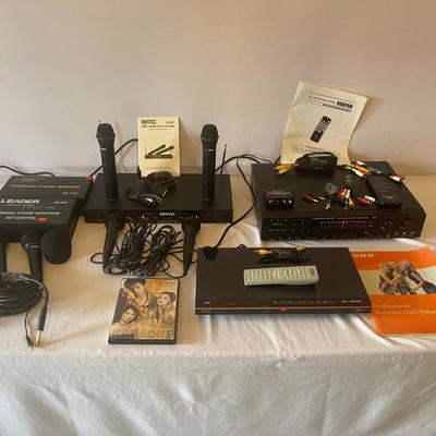 Karaoke System - Wireless Microphones, Digital mixer, DVD player And More 