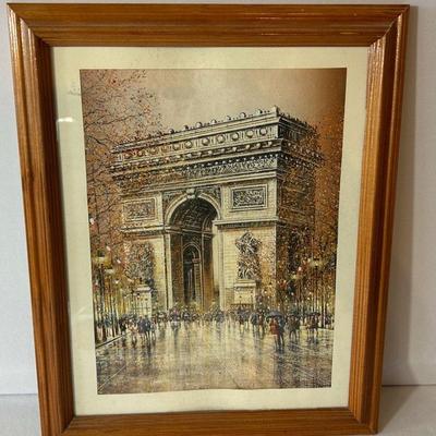 Arc De Triomphe Framed Print