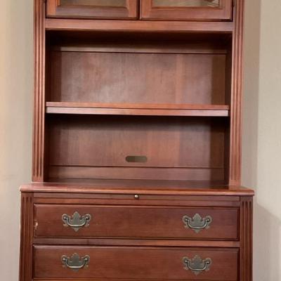 Three Piece Corner  Desks With Hutch