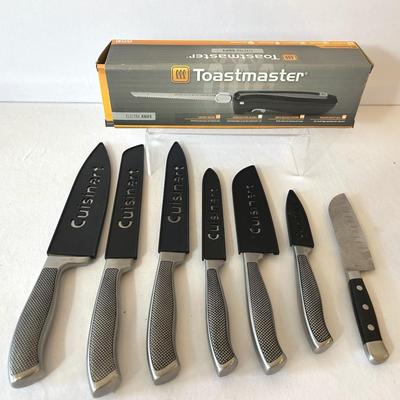Cuisinart Knife Set + Toastmaster Electric Knife
