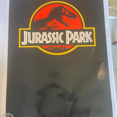 Two Jurassic Park movie posters 