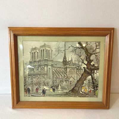 Cathedral Notre Dame Framed Art Print