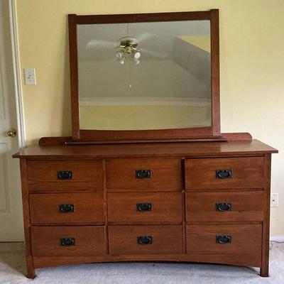 Dresser And Mirror