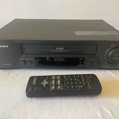 Admiral VHS Player / Recorder With Remote Model JSJ 20447