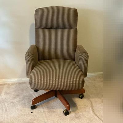 Vintage Sam Moore High Back Fabric Office Desk Chair