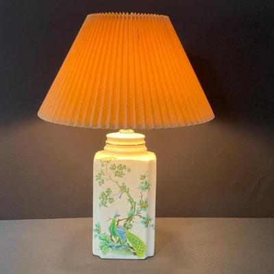 Chinoiserie Porcelain Table Lamp 