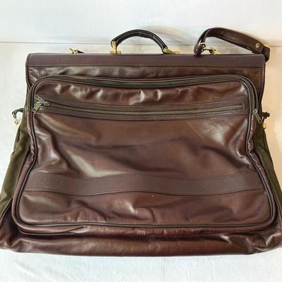 Pegasus Leather + Canvas Garment Bag