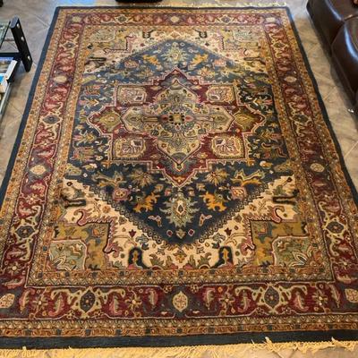 100% Wool Pile Indian Rug