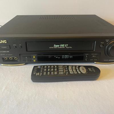 JVC Super VHS ET With Remote Model HR-S3600U