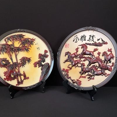Chinese Reproduction Framed Art Pieces