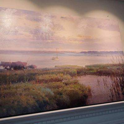 Large Seaside Canvas Artwork