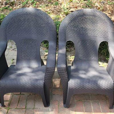 Two Matching Patio Chairs