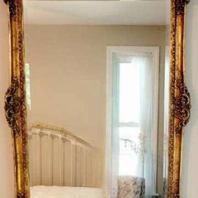Guilded Gold Heavy Wall Mirror