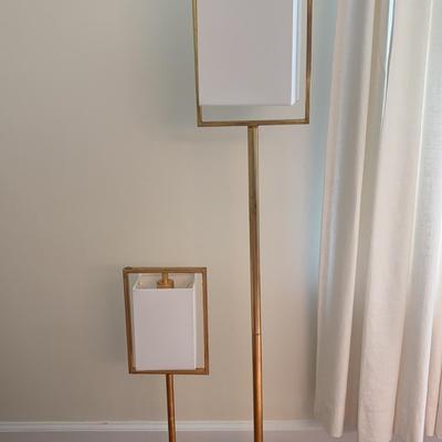 Two Gold Lamps