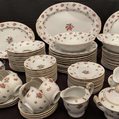 Kyoto China Dinnerware Set – Service for 11, 80+ Pieces
