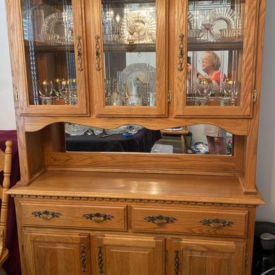 Oak Hutch