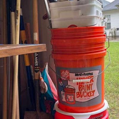 Gardening Tools, Buckets, & More