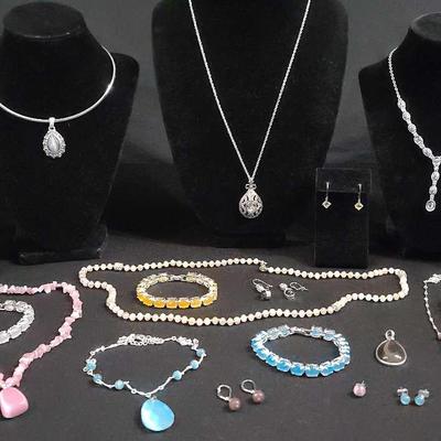 Sterling Earrings With Other Jewelry Featuring Avon