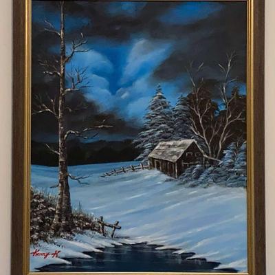 Wintery Artwork  By Kenny K