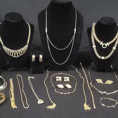 Gold Tone Jewelry Featuring Avon 