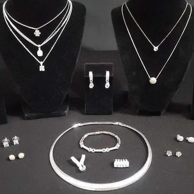.925 Earrings With Necklaces And Earrings Featuring Avon