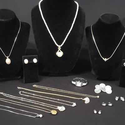 Pearl Themed Jewelry Featuring Avon 