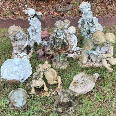 Various Garden Statues