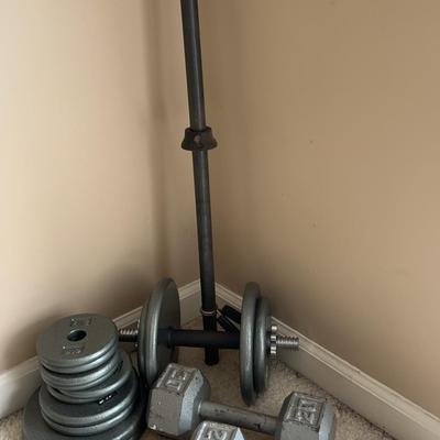 Standard Weights, Weight Bar And Dumbbells 