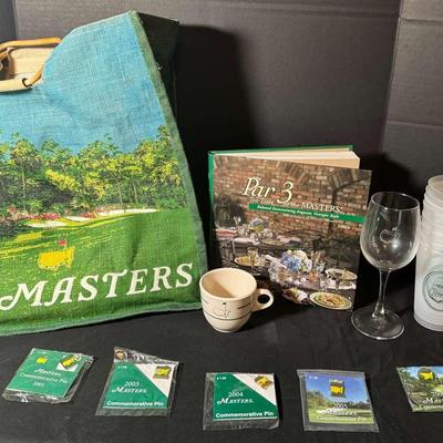 Masters Tournament Pins, Glasses, Cookbook, And More