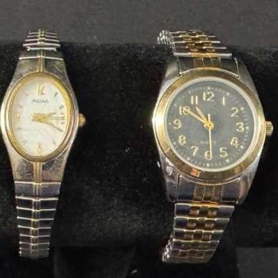 Ladies Watches Featuring Bulova, Sharp, Pulsar, And More
