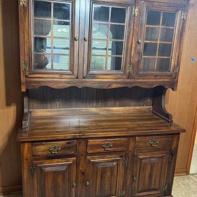 Knotty Pine China Cabinet By Sears Roebuck And Co