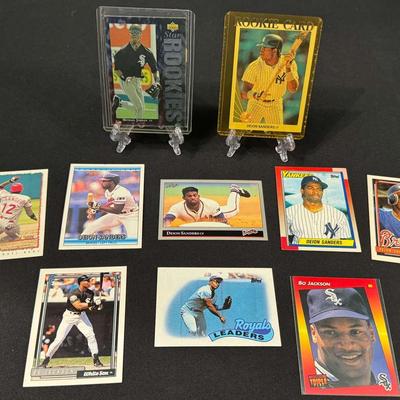 Multi-Sport Icons: Michael Jordan, Bo Jackson & Deion Sanders Baseball Cards