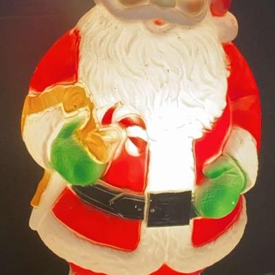 Vintage Light Up Santa By Empire 