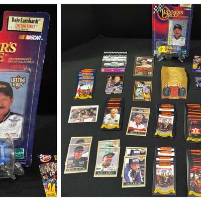 NASCAR Racing Card Collection Featuring Dale Earnhardt, Jeff Gordon, David Pearson & More