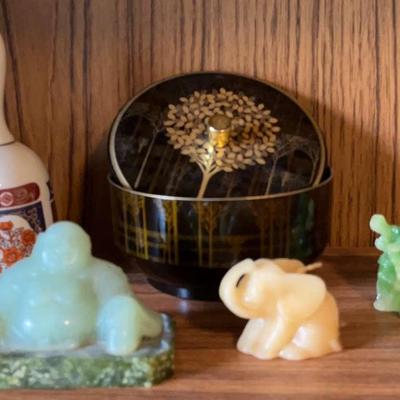 Asian Style Decor With Jade Buddha 
